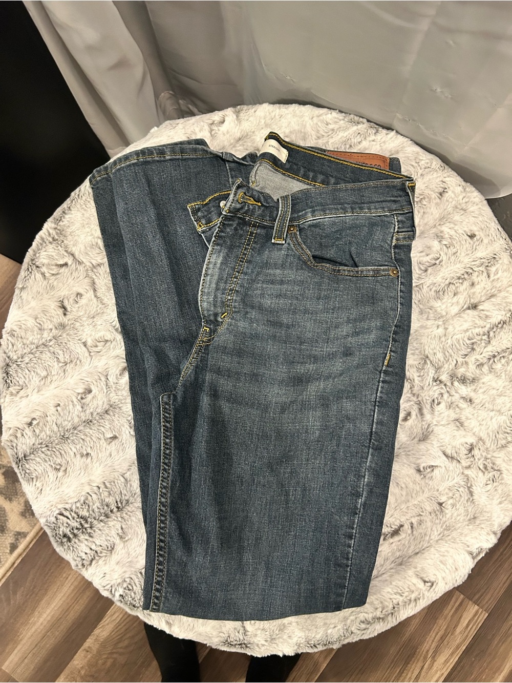 Levi's Slim Straight Dark Blue Jeans